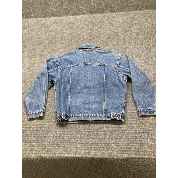 Talbots Denim Jacket Girls Size Large Blue Long Sleeve Button Up - Picture 8 of 9